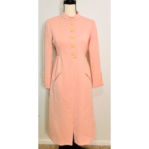Play Pink Vintage 60's Long sleeve High Neck Dress w/ Pockets